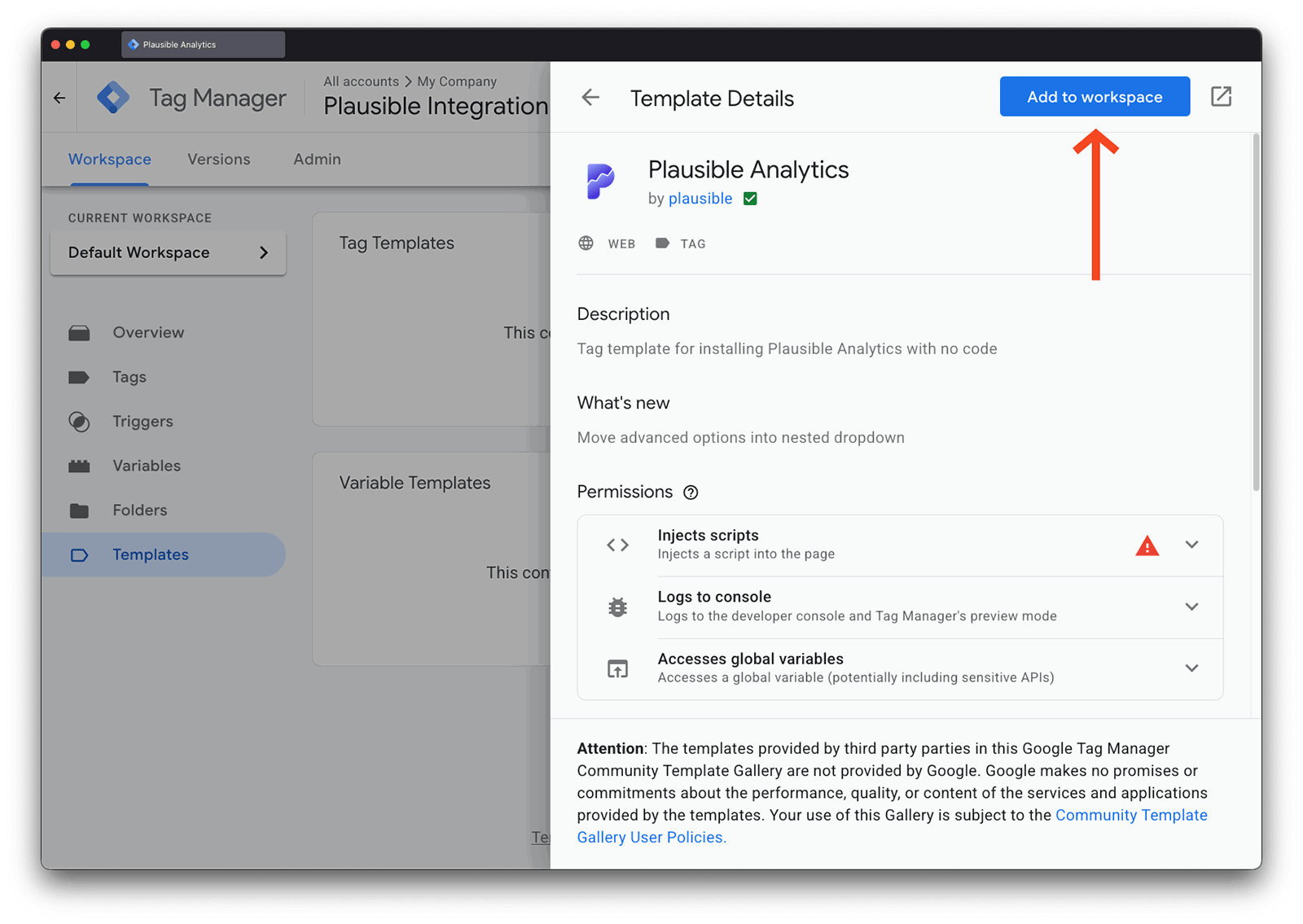 Plausible GTM Template